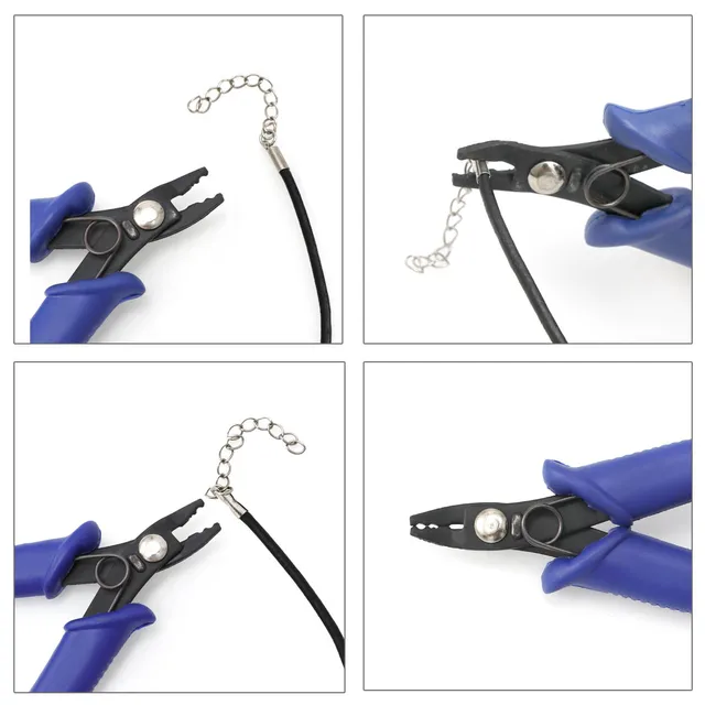 1Pieces Royal Blue Steel Jewelry Jeweler Tools Crimper Pliers for Crimp  Beads DIY Jewelry Beading Bead Crimper Pliers Tools