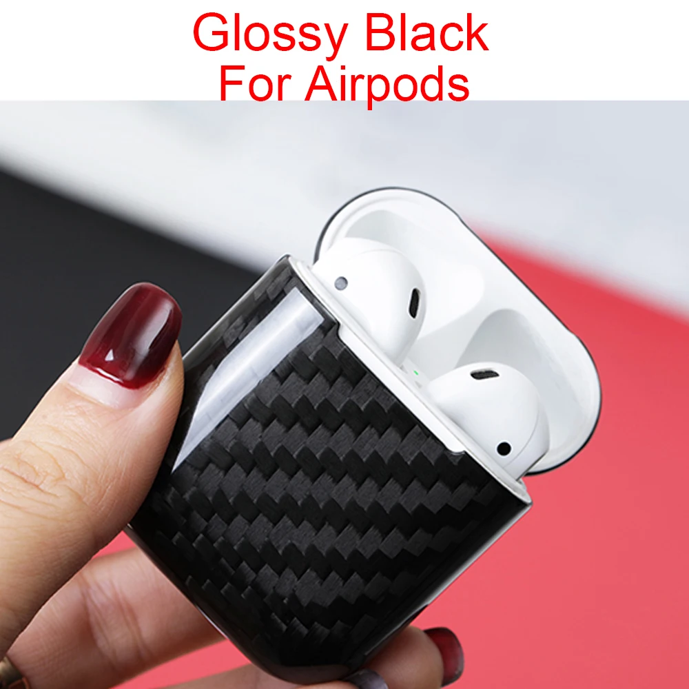 G-B for Airpods 1 Пылезащитный противоударный защитный чехол для наушников из углеродного волокна для Apple AirPods тонкий светильник чехол для Apple AirPods Pro 3 2 1 чехол - Цвет: G-B for Airpods 1
