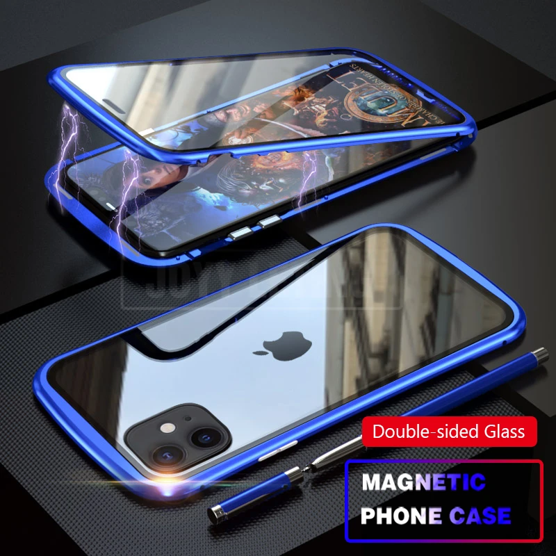 

Full Body Protective Phone Case For iPhone 11 Pro Max Cover 360 Magnetic case For iPhone 11 Pro Case Cover Shockproof Armor case