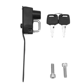 

Motorcycle Helmet Lock Mount Hook Side Anti-Theft Alloy with 2 Keys Fits for Yamaha MT-10 FZ-10 2016 2017 2018