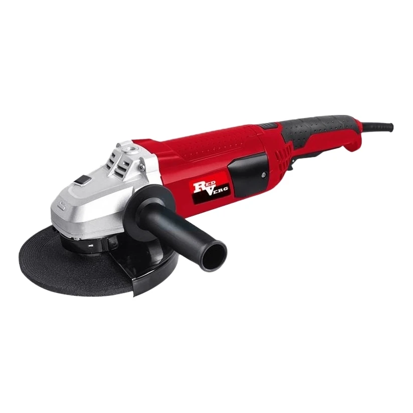 Машина шлифовальная угловая RedVerg RD-AG230-230S (Мощность 2300Вт, диск 230мм, число оборотов хол. хода 6500 об/мин)