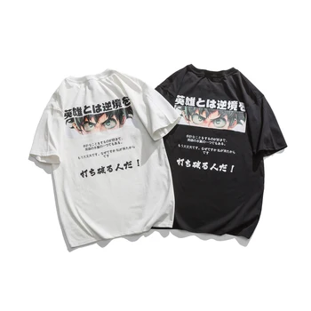 

2020 New Summer Japanese Harajuku Original Men's Trend Cartoon Printing Casual T-shirt High-quality Cotton M-2XL Shirt
