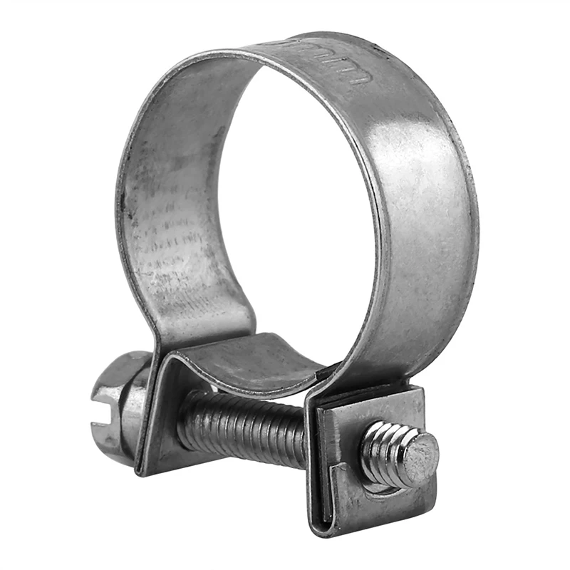 Car Fuel Hose Clips Hoses Clamps Set Mini Carbon Steel Air Hose Clamp Diesel Petrol Pipe Clips Auto Parts 10PCS/Set hose clamps spring clip clamps spring clamps