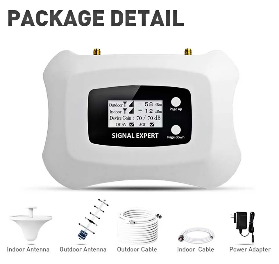 4G LTE 1800 Band 3 Cellphone Signal Repeater 70dB