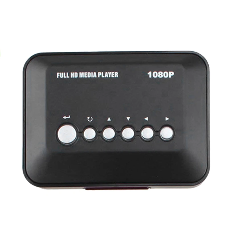 

HD Video Advertising Player Player 1080P HDMI HD Interface External U Disk SD Card Mobile Hard Disk (EU Plug)