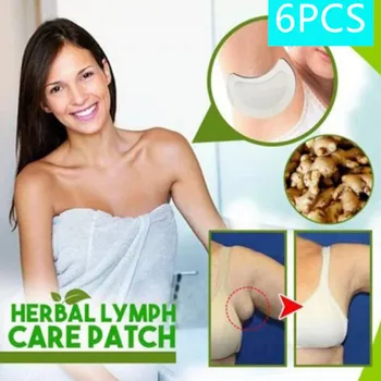 

Hot Herbal Lymph Care Detox Patch Para-Mammary Elimination Patch Lymph Patch Neck Nodule Groin Special Dredge Breast Patch 6Pcs