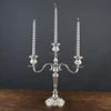 Candélabres en métal classique rétro chandelier bougeoir 5 Stands dîner aux chandelles cadeau de mariage décor de mariage à la maison ► Photo 3/6