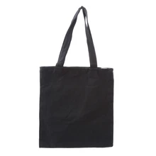 Черная Холщовая Сумка-тоут многоразовая хозяйственная сумка складная тканевая ткань хлопок эко продуктовые пляжные хозяйственные сумки прочная сумочка