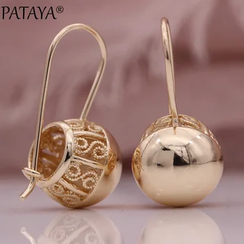 Hollow Spherical Long Earrings