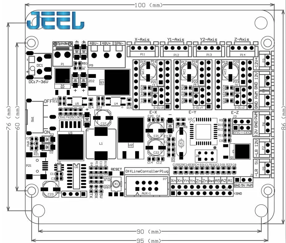 y placa de driver usb para laser cnc 03