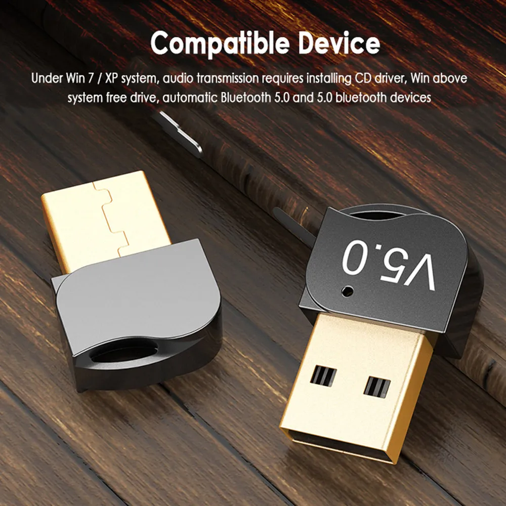 

Wireless USB Bluetooth Adapter 5.0 for Computer PC Laptop Bluetooth 5.0 Transmitter Bluetooth Receiver Mini Audio Adapter