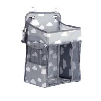 

High capacity Baby Supplies Finishing Bags Diaper Storage Organizer Infant Bedside Hanging Bags