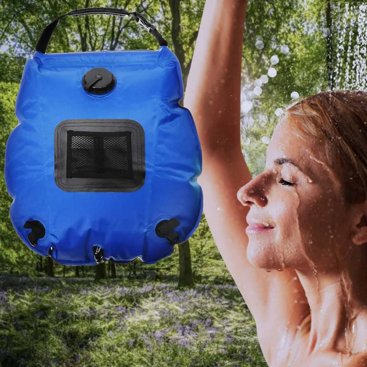 20L сумка для купания открытый самоуправляемый Кемпинг Бутылка горячей воды портативный открытый сушильная Ванна мягкая тара для воды