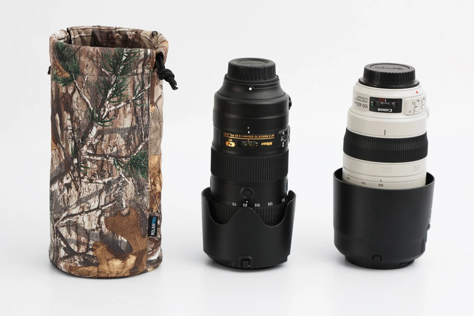 Линзы rolanpro сумка для хранения сумка-вкладыш для Canon Nikon sony Sigma Tamron Olympus Fujifilm объектив DSLR Объектив камеры