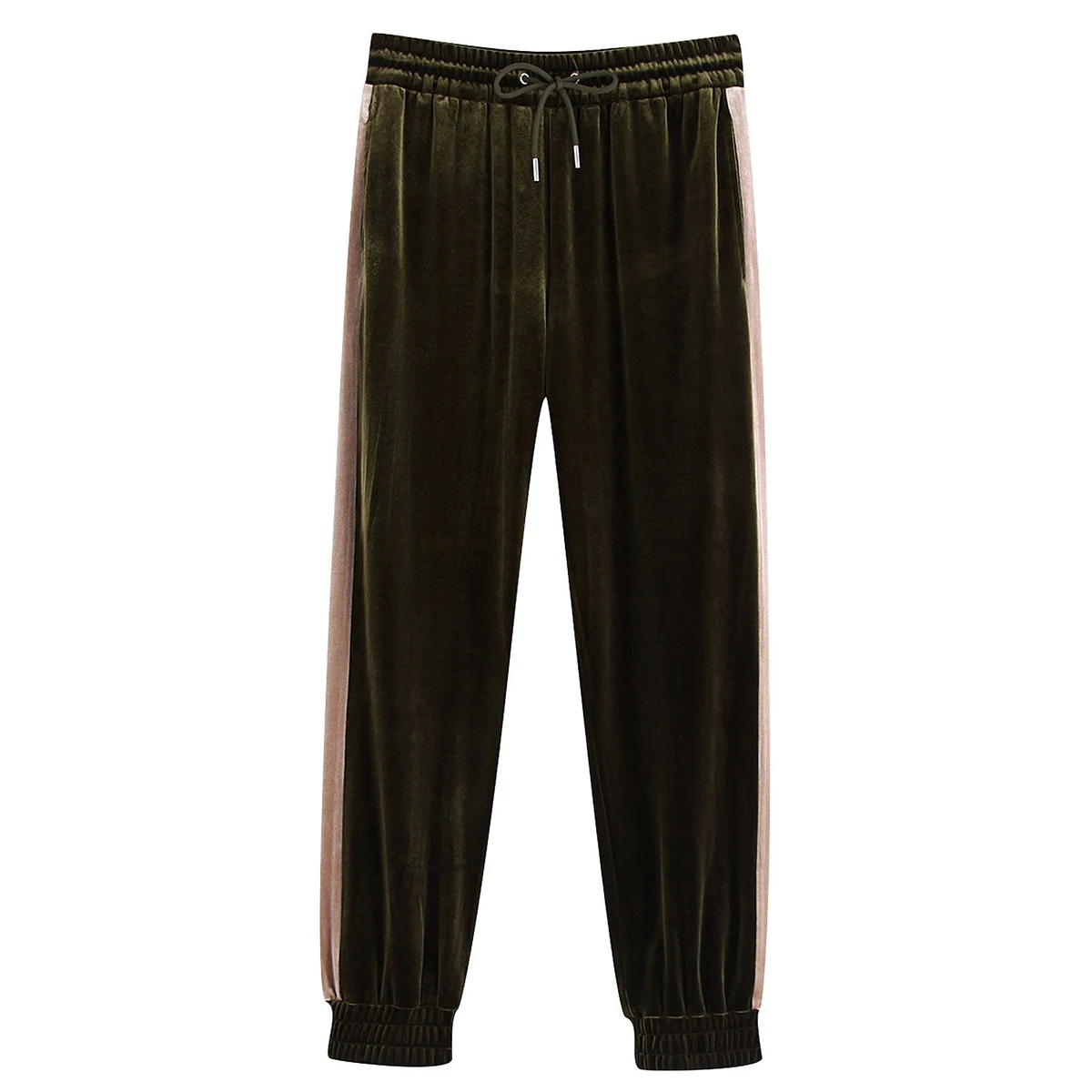 Pants Jastie бархатные брюки повседневные эластичные брюки с высокой талией длинные брюки женские свободные шаровары pantalones mujer cintura alta - Цвет: Pants