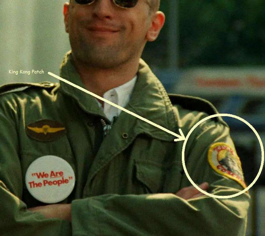 Full Set Movie Prop Taxi Driver M-65 Jacket Patch PAIR movie prop jacket