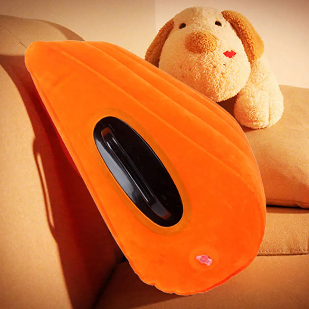Adult Game Sex Pillow Inflatable Sex Triangle Pillow Cushion Erotic Product Sex  Toy For Couples Furniture Position Pillow Orange | PGMall