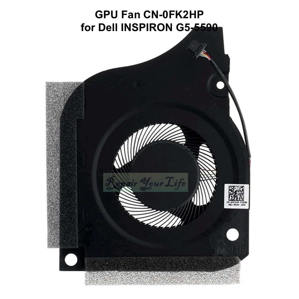 G5-5590 063com 0fk2hp, radiador para notebook fk2hp 5v 0.5a