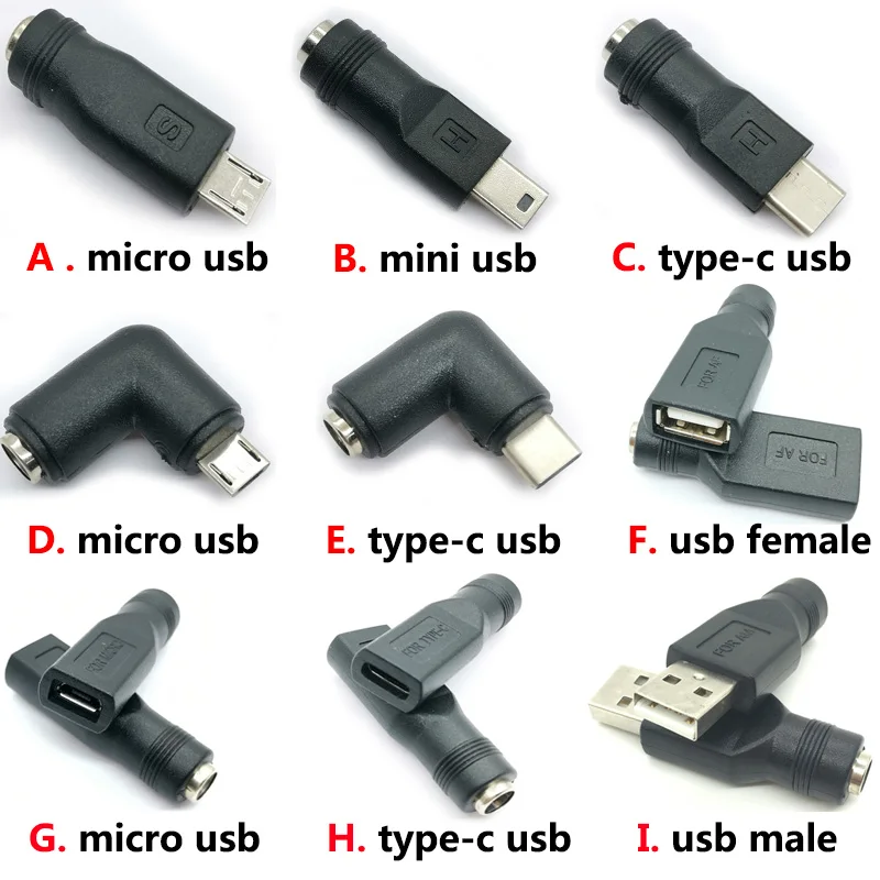Адаптер питания DC5 5 Х5 мм с разъемом Мама на Micro USB | Компьютеры и офис