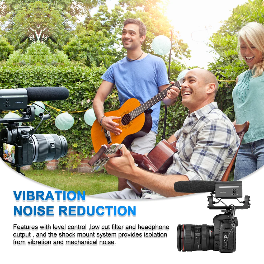 Mouriv VMC355 фото интервью дробовик микрофон для DSLR камеры Vloggers Videomaker