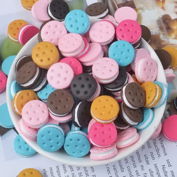 

Cream Resin Simulation Food Biscuit Diy Material Accessories Slime Filler Slime Accessories Polymer Clay Molds Toys for Children