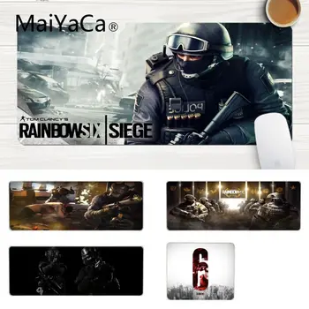 

MaiYaCa Rainbowsix Siege Anti-Slip Durable Silicone Computermats Comfort Mouse Mat Gaming Lockedge Mousepad