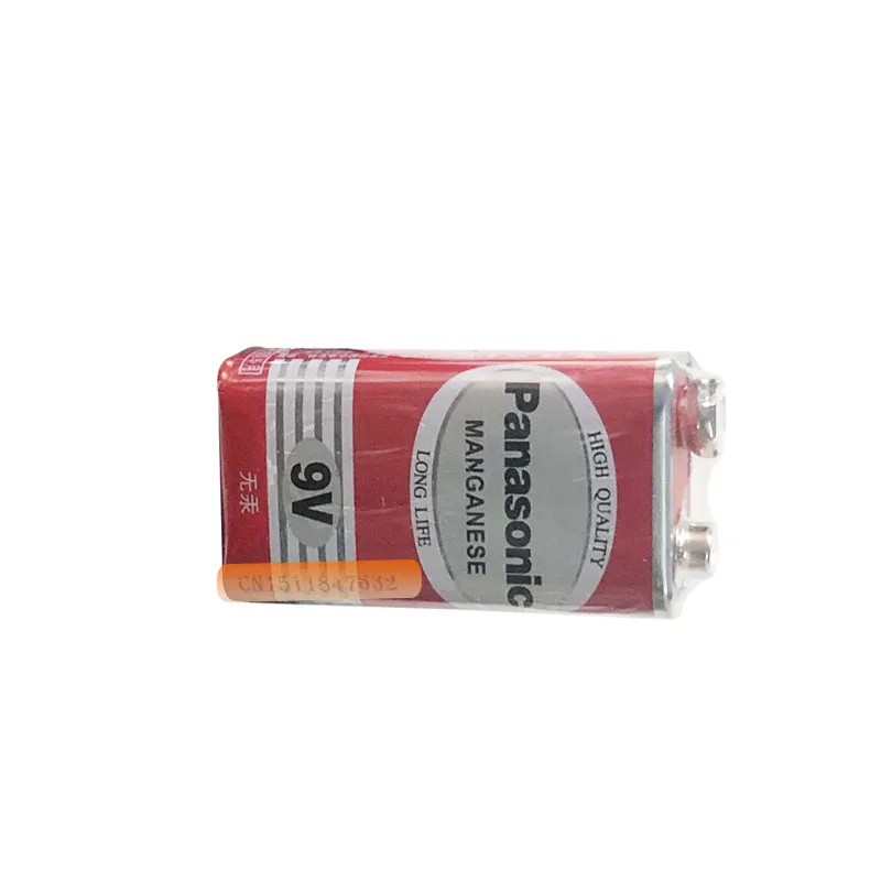 10 шт. Panasonic Greencell типа PP3 6F22 6LR61 MN1604 9V Блок Heavy Duty сотовый Батарея
