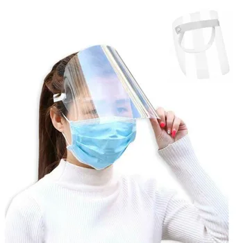 

1 Pcs Home Travel Protective Face Screen Double-Sided Anti-Fog Prevent Liquid Splashing From Droplets Mask
