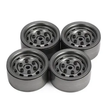 

4pcs AX-618 1.9inch RC Tires Beadlock Metal Wheels Hub Rim Set for Axial SCX10 RC4WD D90 1/10 RC Car RC Accessories