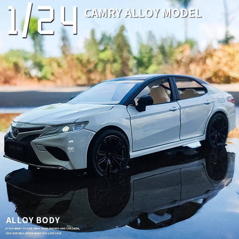 Модель автомобиля Toyota Camry из сплава 1:24 Литые металлические игрушечные