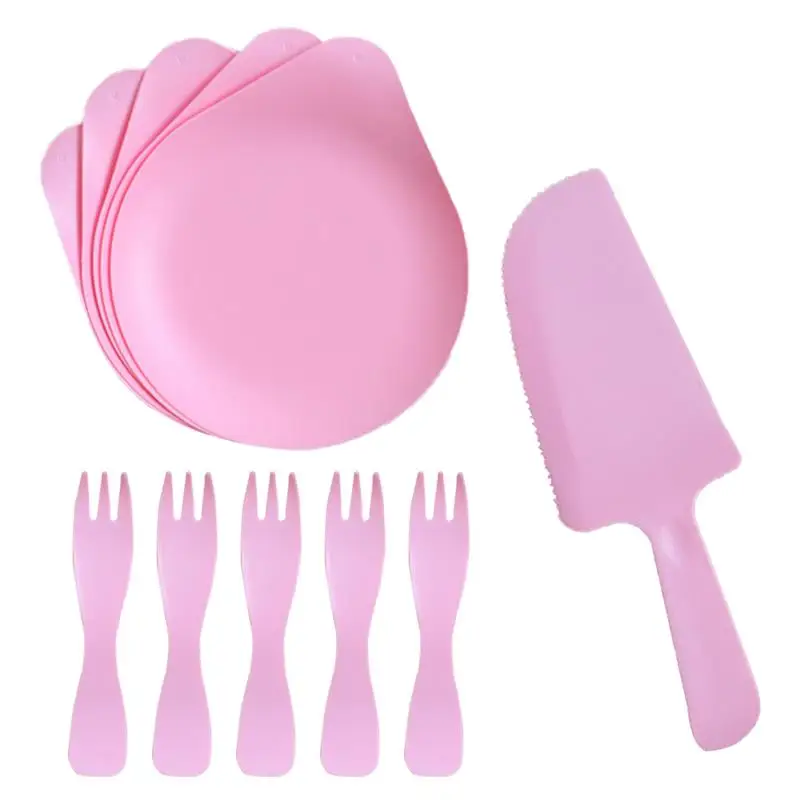Disposable Birthday Cake Tableware For Adult Kids Happy Birthday Party