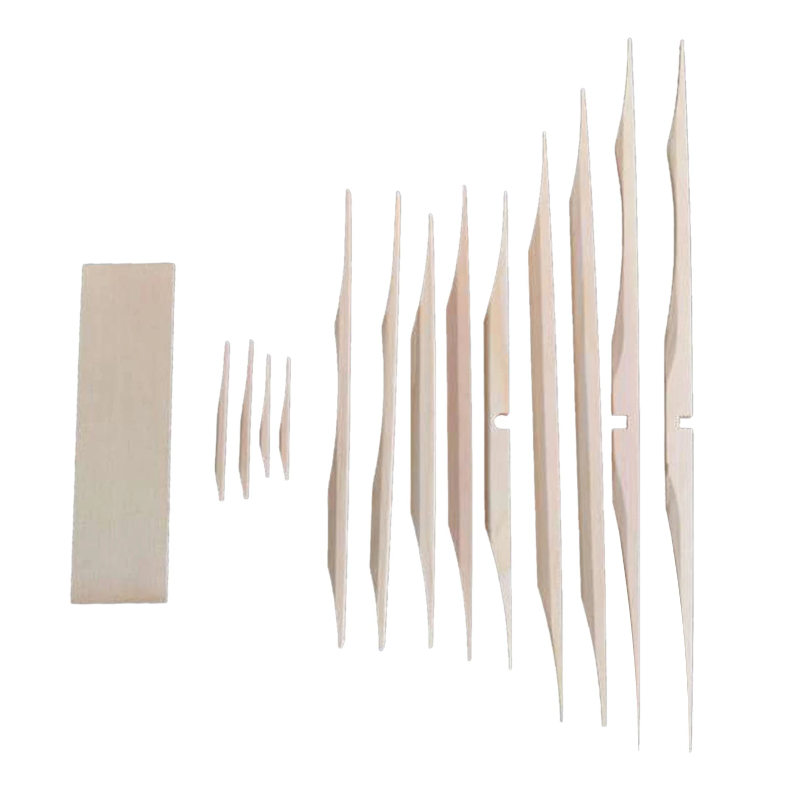 Spruce Brace Wood Kit for Acoustic Guitar Luthier DIY Accessory Parts