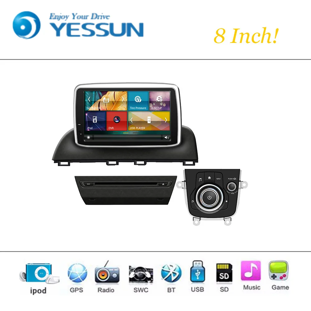 Автомобильный DVD-плеер Wince система Android для Mazda 3 Авторадио автомобильное радио