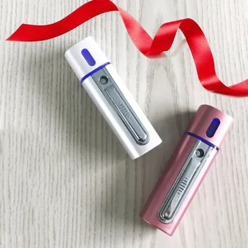 

USB Rechargeable Compact Size Office Travel Nano Spray Mist Facial Steamer Facial Skin Care Beauty Hydrating Sprayer Device new