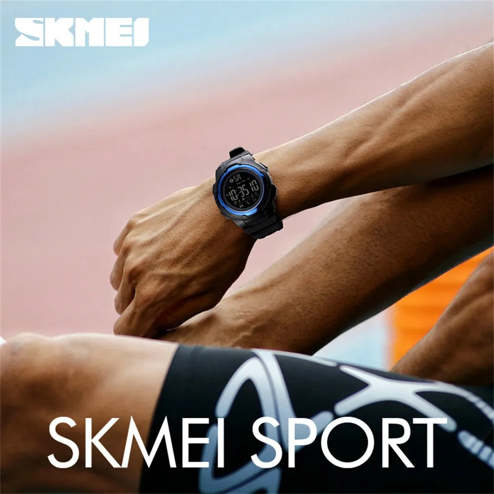 SKMEI умные часы мужские спортивные часы для улицы Bluetooth цифровые часы мужские водонепроницаемые военные умные часы Relogio Masculino