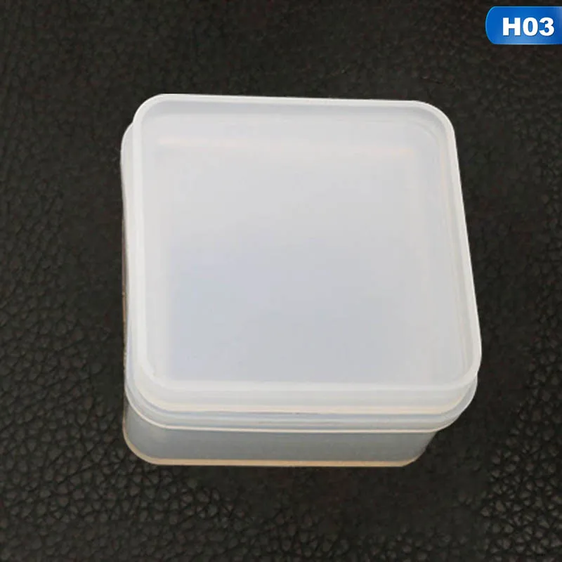 Transparent Silicone Mould Necklace Lanugo Mold Resin Decorative Craft DIY Hexagonal Storage Box Epoxy Resin Molds For Jewelry