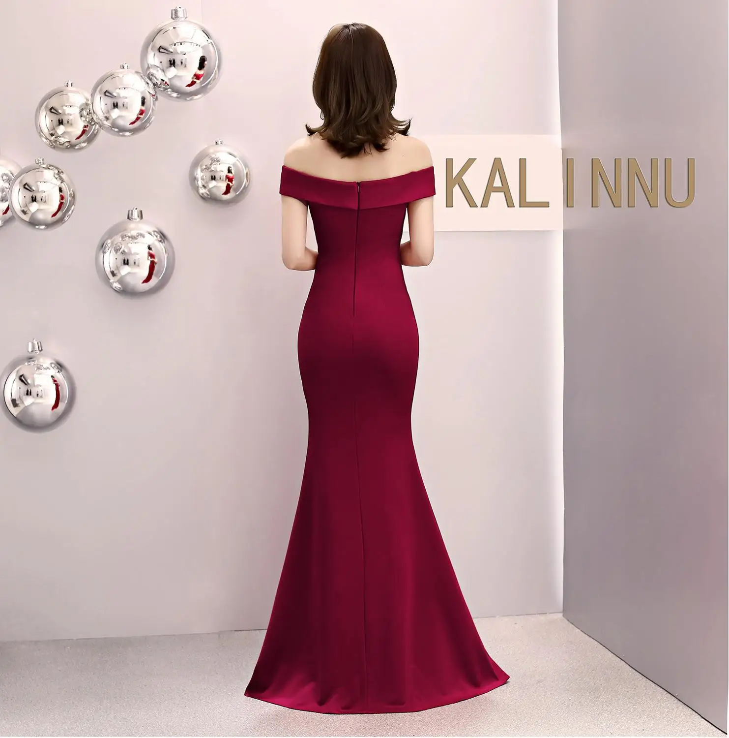 Вечернее платье бордового цвета с открытыми плечами; праздничное платье для девочек на свадьбу; длинное платье для выпускного вечера; элегантное платье макси; vestido de festa
