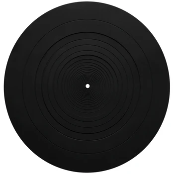 

12 Inch LP Anti-Vibration Silicone Pad Rubber LP Slip Mat for Phonograph Turntable Vinyl Thickness 3MM Flat Soft LP Mat