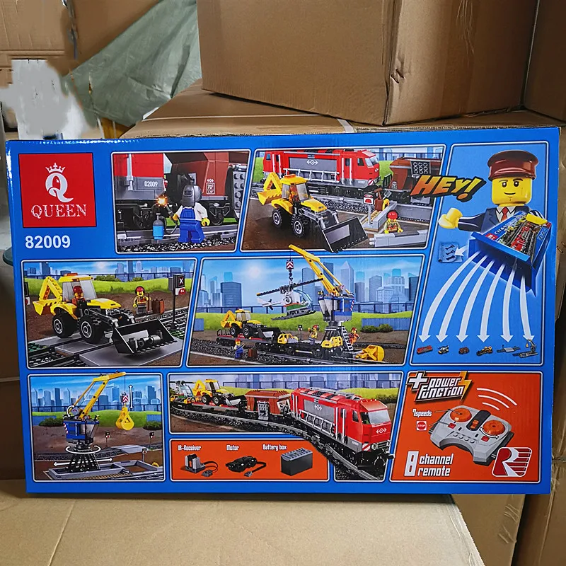 

Ace Queen82009 Remote Control Heavy Duty Train Children'S Educational Assembled Building Blocks Splicing Toys Celebrity Style 02