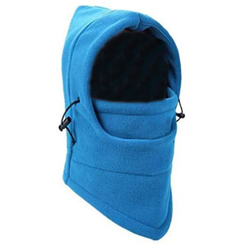 6 в 1 уличные Лыжные маски для велосипеда Cyling Beanies зимние ветрозащитные шапки для лица мотоциклетные велосипедные флисовые Тканевая маска для лица - Цвет: BU