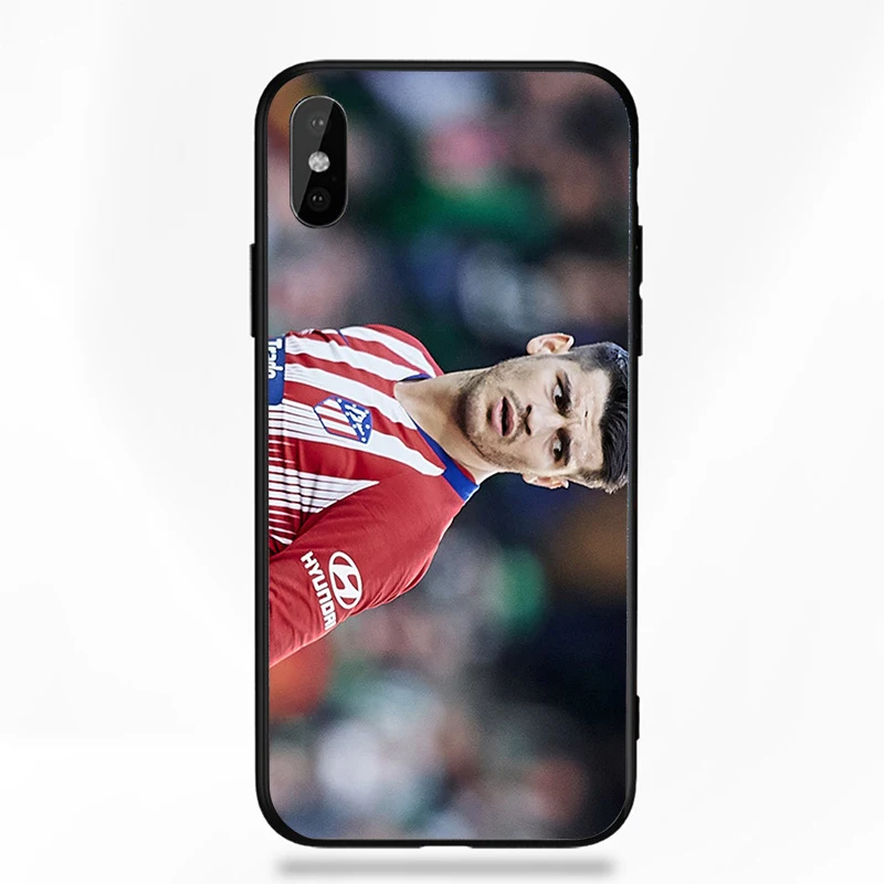 A2025 Чехол для телефона Morata для iphone чехол Атлетико Мадрид FC DIY черный мягкий ТПУ чехол для iphone 11Pro X XR XS MAX 7 8 7plus 6 6S 5S SE 5 - Цвет: A2025