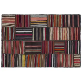 

Handmade Natural Vintage Patchwork Rug Area Rug 157x235 Cm-5'2''X7'9''