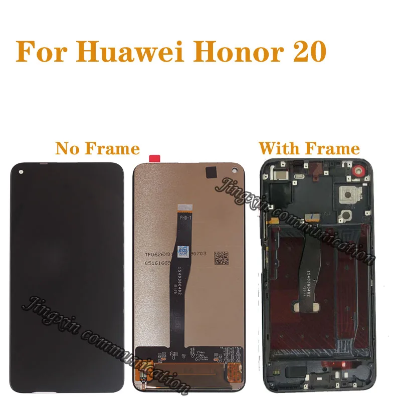 

Original display For Huawei Honor 20 LCD Touch Screen Digitizer Assembly for honor20 YAL-L21 YAL-L41 YAL-AL10 LCD Glass screen