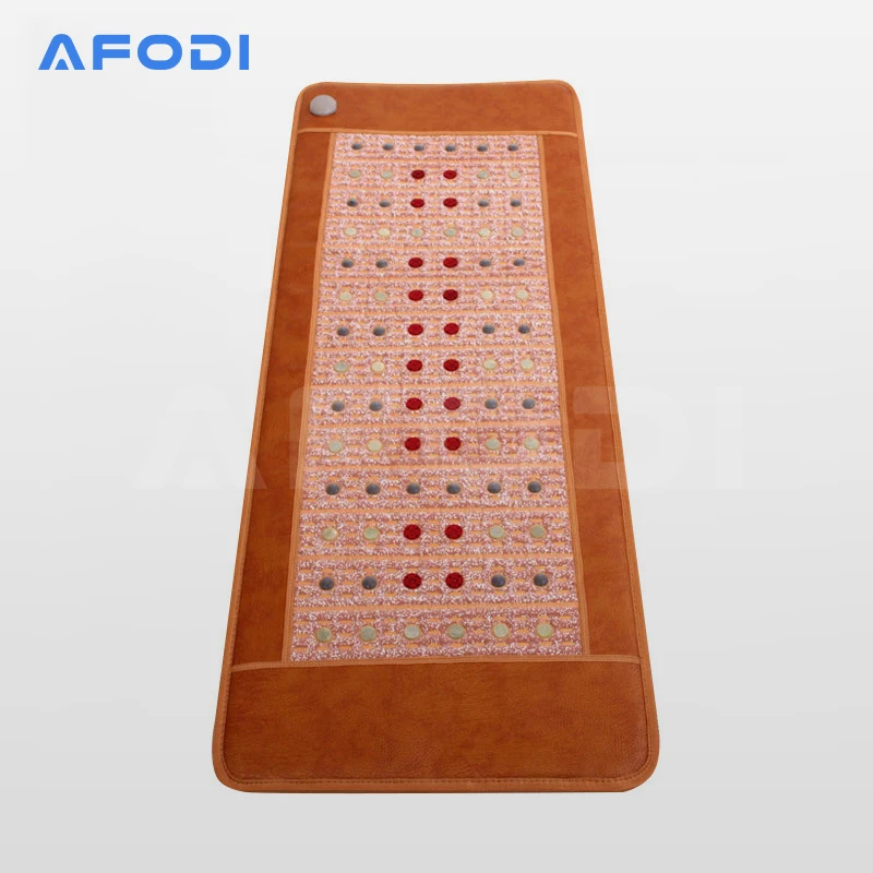 Afodi Bian Stones 330F Anione A Infrarossi Lontani Bio Healing Mat Photon Jade Tormaline Riscaldamento Coreano Stone Mat Tress
