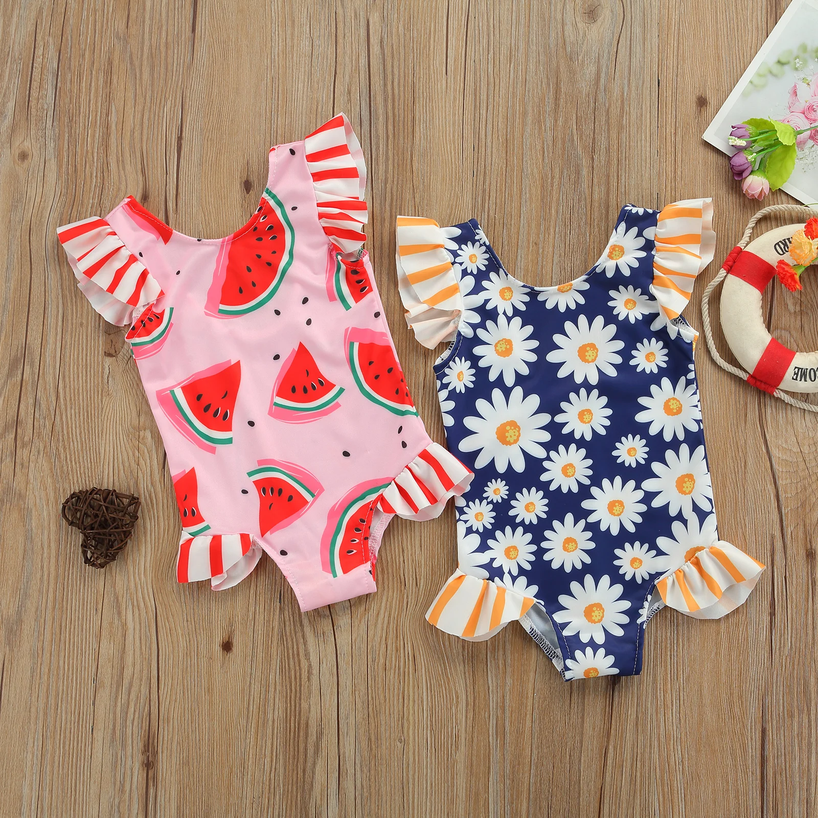 Toddler Newborn Baby Girls Shell Print Swimsuit Swimwear Bikini Beachwear Bathing Suit 0-3T children swimsuit children swimsuits