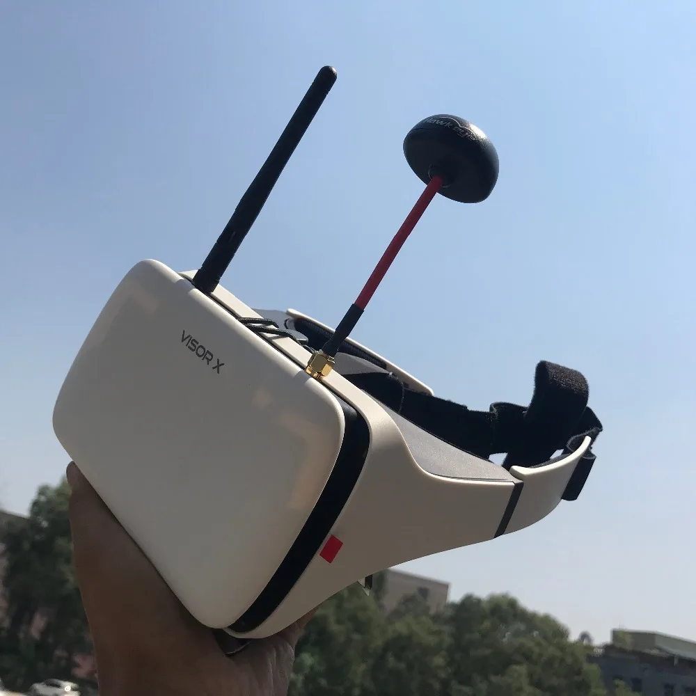 Hawkeye маленький пилот VR все-в-одном 5 дюймов истинное разнообразие FPV козырек для монитора X carrier 5,8G 48CH двойной приемник складные очки