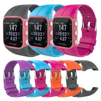 

For POLAR M400 M430 Official With The Same Paragraph Solid Color Silicone Strap Breathable Replacement Wristband Bracelete