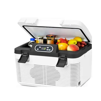 

Hot Sale 25l Car Refrigerator Dual-use Cool Heat Mini Refrigerators Freezer -3~-5 Degrees Below Zero Heating 65 Degree