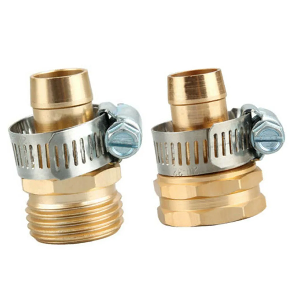 Hose Repair Mender Set Garden Water Pipe Tube Fittings Male Female Connector