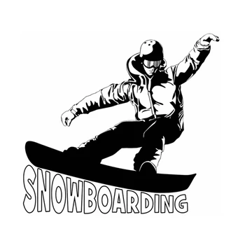 

Snowboarding Wall Stickers Vinyl Decal Home Decor Art Decorative Decoration Mural Winter Sport Snowboarding Car Glass Decals
